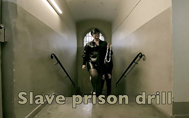 Dominatrix Mistress April - Slave Prison Drill - Apartment 45